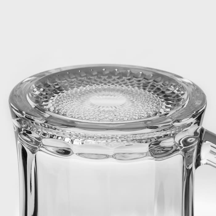 Пивная кружка «Ладья», 500 мл, стекло, прозрачная