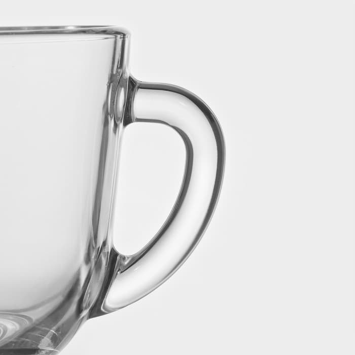 Кружка ОСЗ «Гламур», 200 мл, стекло, прозрачная