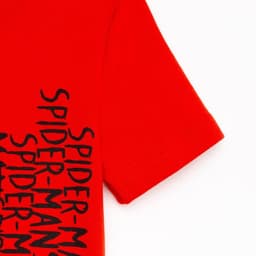 Футболка детская MARVEL «Человек паук», рост 122-128 (34), красная