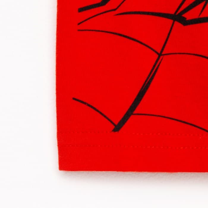 Футболка детская MARVEL «Человек паук», рост 122-128 (34), красная