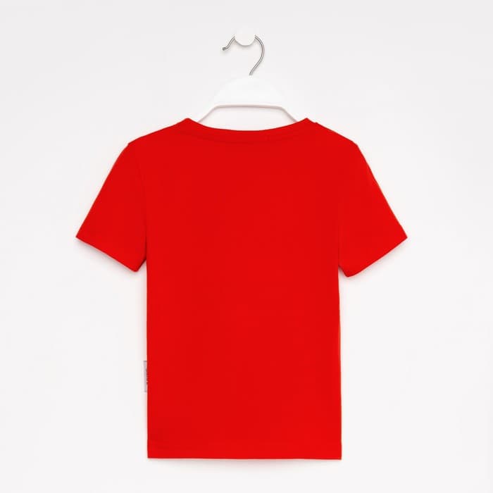 Футболка детская MARVEL «Человек паук», рост 122-128 (34), красная