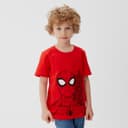 Футболка детская MARVEL «Человек паук», рост 122-128 (34), красная