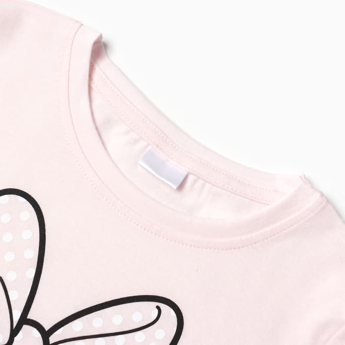 Футболка для девочки KAFTAN «Мышка», розовая, размер 34 (122-128 см)