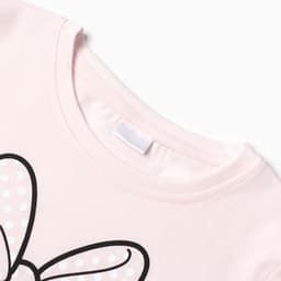 Футболка для девочки KAFTAN «Мышка», розовая, размер 34 (122-128 см)