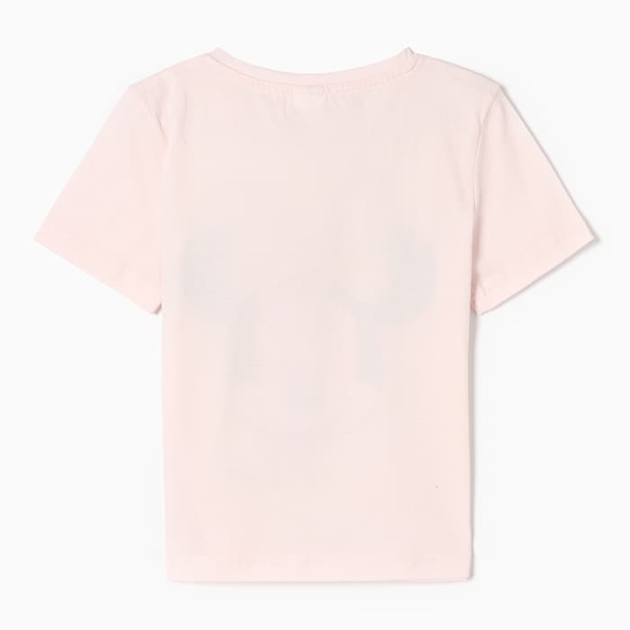 Футболка для девочки KAFTAN «Мышка», розовая, размер 34 (122-128 см)