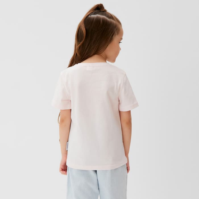 Футболка для девочки KAFTAN «Мышка», розовая, размер 34 (122-128 см)
