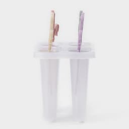 Форма для мороженого «Единороги», 12.5×7.5×14 см, 4 ячейки, пластик, прозрачная