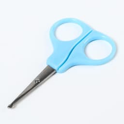 Ножницы маникюрные, детские, закругленные кончики, Крошка Я, голубой