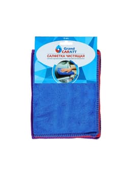 Тряпка для мытья автомобиля, Grand Caratt, микрофибра, 300 г/м², 20×30 см, набор 3 шт.