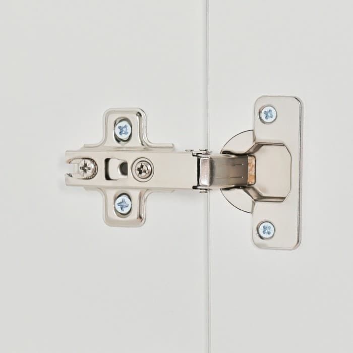 Шкаф – пенал для ванной комнаты «Клик Мебель. Пронто», 330×330×1850 мм, цвет белый