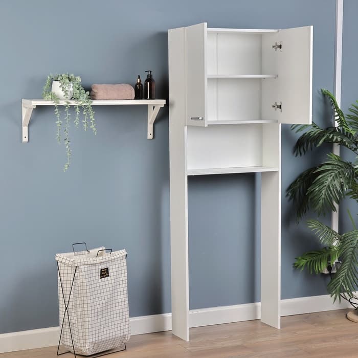 Стеллаж для ванной комнаты «Клик Мебель. Пронто», 660×230×1850 мм, цвет белый