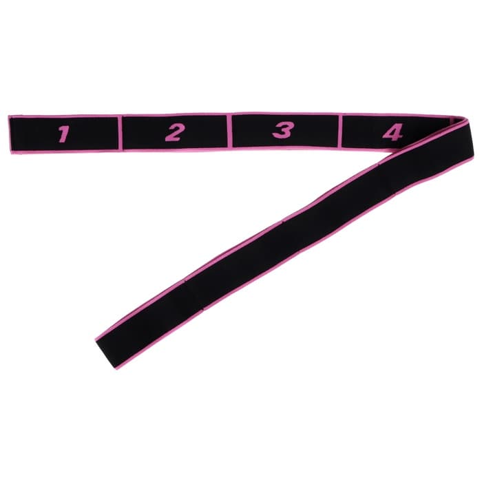 Эспандер-лента эластичная с захватами, 90×4 см, MEDIUM, цвет розовый