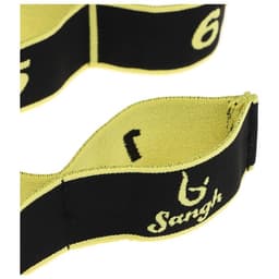 Эспандер-лента Sangh, эластичная, с захватами 90×4 см, цвет жёлтый