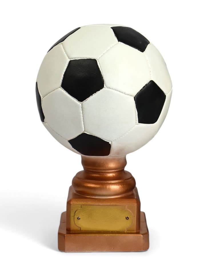 Копилка для денег «Кубок мяч», гипс, 29×17.5×17.5 см