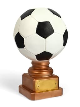 Копилка для денег «Кубок мяч», гипс, 29×17.5×17.5 см