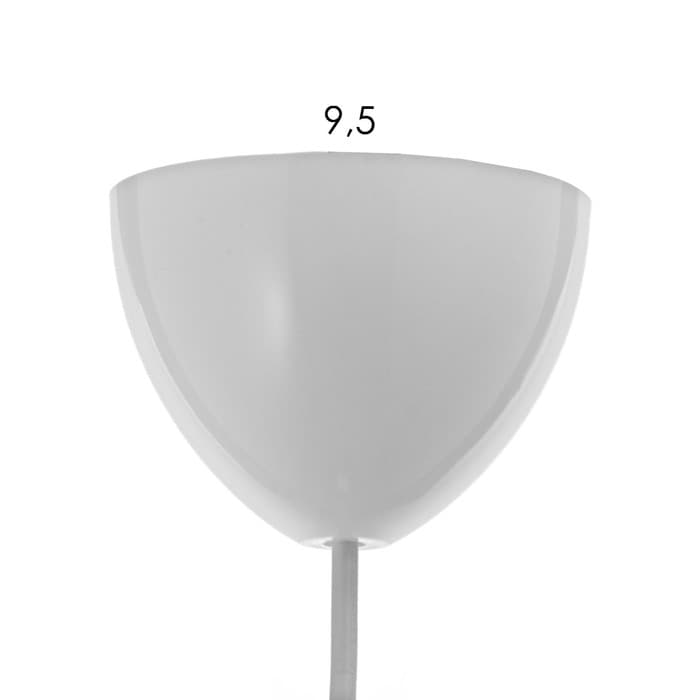 Светильник подвесной BayerLux «Волна», E27 40 Вт, белый, 40×40×18 (+60) см