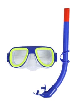 Набор для плавания детский ONLYTOP: маска, трубка, ласты безразмерные, цвета МИКС