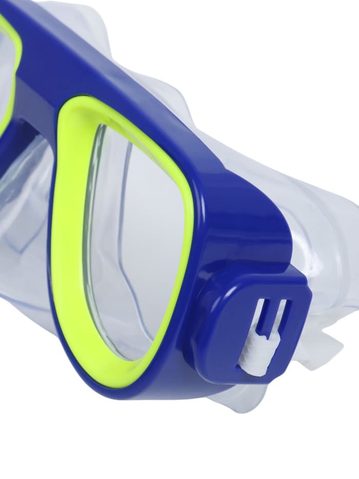 Набор для плавания детский ONLYTOP: маска, трубка, ласты безразмерные, цвета МИКС