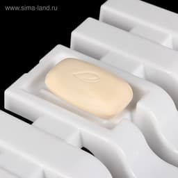 Полка - сиденье на ванну IDEA, пластик, до 80 кг, 30×68×7 см, белая