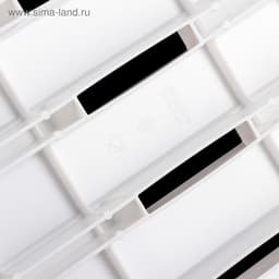 Полка - сиденье на ванну IDEA, пластик, до 80 кг, 30×68×7 см, белая