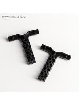 Ящик балконный «Ротанг», 12 л, 39×27×23 см, пластиковый, на перила, тёмно-коричневый