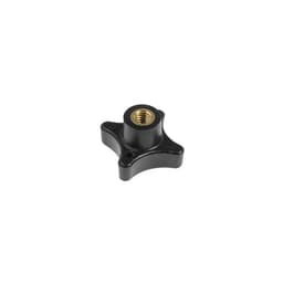 Ручка ТУНДРА, ПВХ, кнопочного типа, коричневая