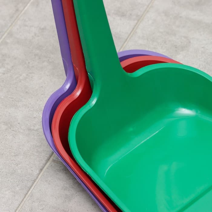 Совок для мусора с ручкой СибПолимер, пластик, 30×23×24 см, МИКС