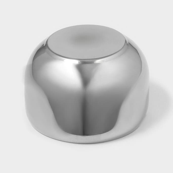 Сахарница Доляна, 250 мл, 8.5×10 см, с крышкой, с ложкой, нержавеющая сталь, серебристая