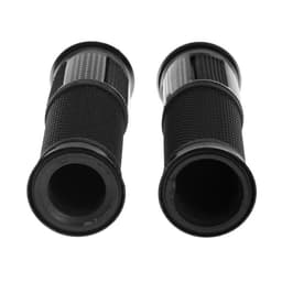 Грипсы универсальные, противоскользящие 22×130 мм, чёрный, набор 2 шт.