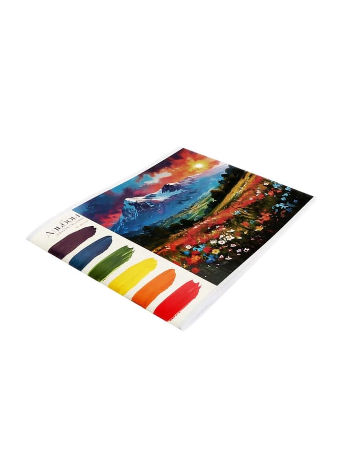 Альбом для рисования Calligrata А4, 40 листов, на скрепке, обложка из мелованного картона, МИКС