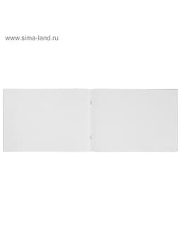 Альбом для рисования Calligrata А4, 40 листов, на скрепке, обложка из мелованного картона, МИКС