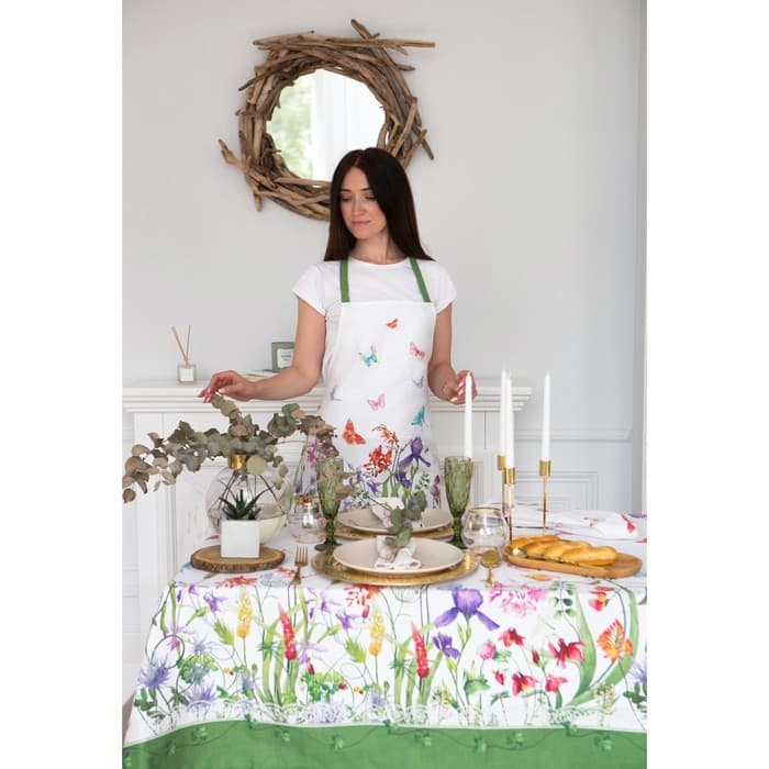 Скатерть «Этель. Луговые цветы», 180×150 см, 100 % хлопок, саржа 190 г/м²