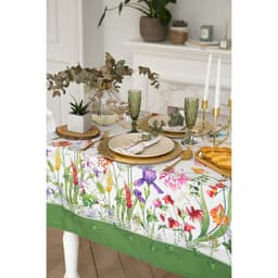 Скатерть «Этель. Луговые цветы», 180×150 см, 100 % хлопок, саржа 190 г/м²