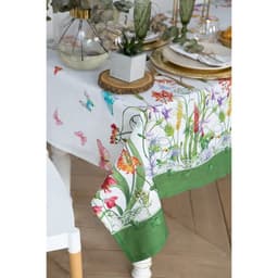 Скатерть «Этель. Луговые цветы», 180×150 см, 100 % хлопок, саржа 190 г/м²
