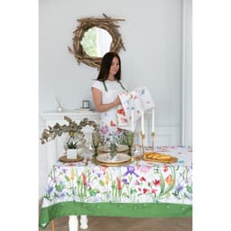 Скатерть «Этель. Луговые цветы», 180×150 см, 100 % хлопок, саржа 190 г/м²