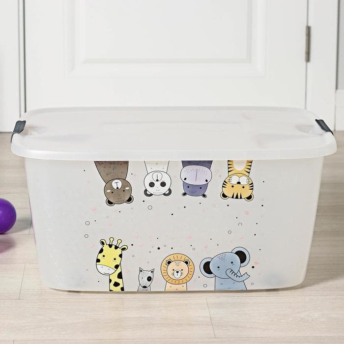 Бокс на колёсиках «Детский. Универсальный», 46 л, МИКС