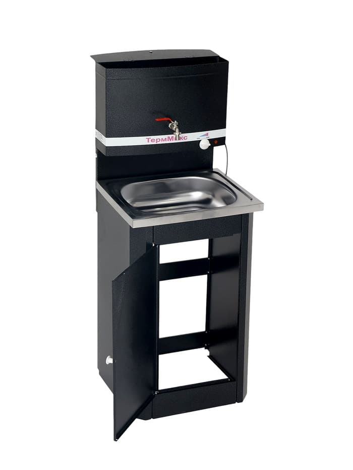 Умывальник «ТермМикс», с ЭВН, нержавеющая мойка, 1250 Вт, 17 л, цвет серебро