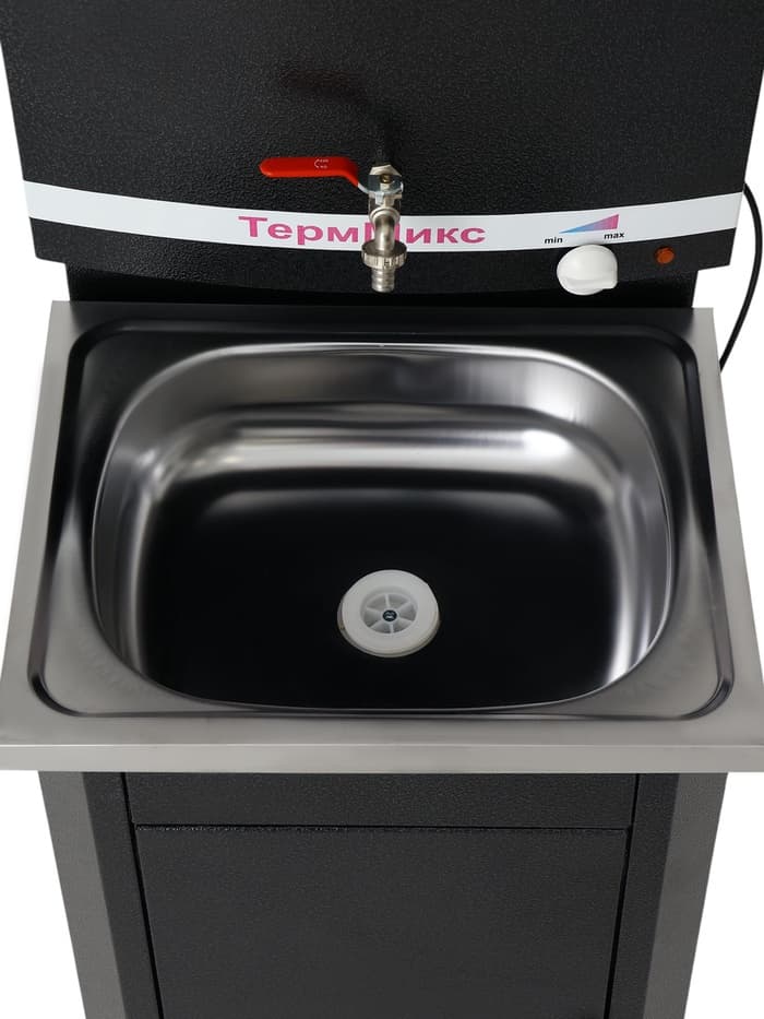 Умывальник «ТермМикс», с ЭВН, нержавеющая мойка, 1250 Вт, 17 л, цвет серебро