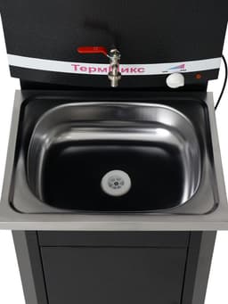 Умывальник «ТермМикс», с ЭВН, нержавеющая мойка, 1250 Вт, 17 л, цвет серебро