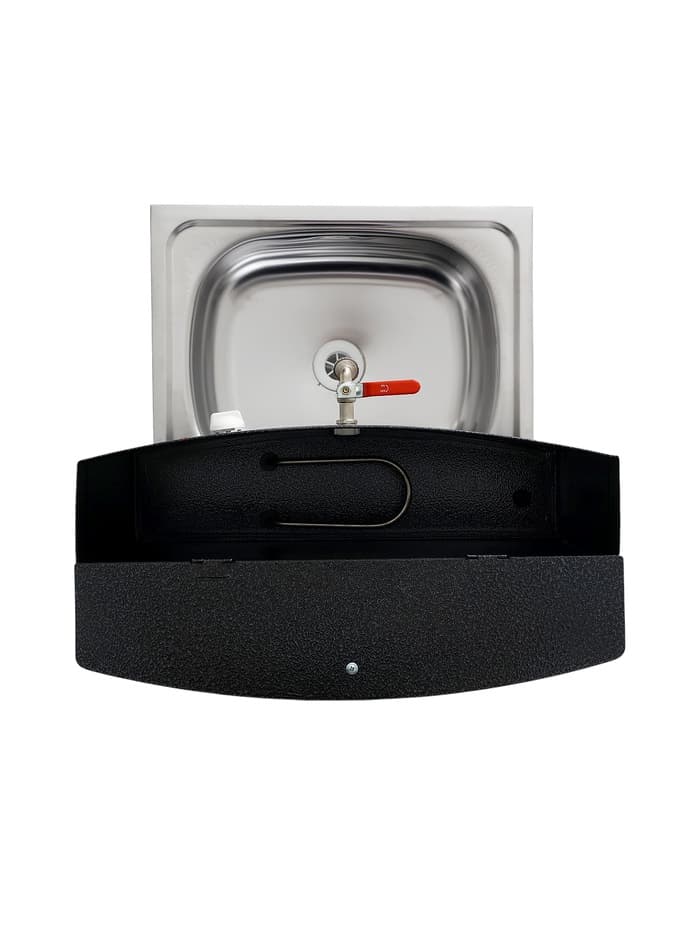 Умывальник «ТермМикс», с ЭВН, нержавеющая мойка, 1250 Вт, 17 л, цвет серебро