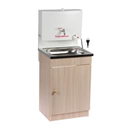 Умывальник «ТермМикс», с ЭВН, нержавеющая мойка, 1250 Вт, 17 л, ЛДСП, белый