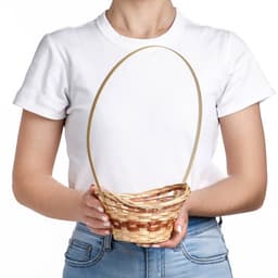 Корзина плетёная для хранения «Ладья», 18×16×6 см, бамбук