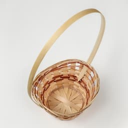 Корзина плетёная для хранения «Ладья», 18×16×6 см, бамбук