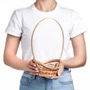 Корзина плетёная для хранения «Ладья», 15×13×8 см, бамбук