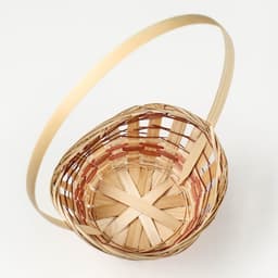 Корзина плетёная для хранения «Ладья», 15×13×8 см, бамбук