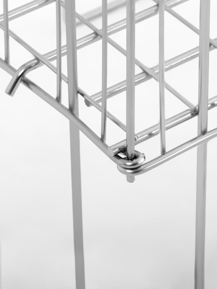 Корзина для распродаж 40×40×78 см, цвет хром