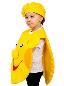 Карнавальный костюм «Колобок», накидка, колпак, рост 98-122 см