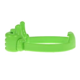 Подставка для телефона Luazon, в форме рук, регулируемая ширина, зелёная