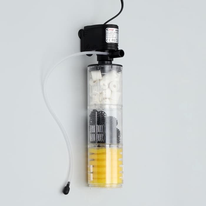 Фильтр внутренний Sea Star HX-1380F камерный, 1800 л/ч, 25 Вт, высота подъема воды 1.8 м