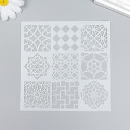 Трафарет пластик «Геометрия», 13×13 см